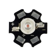 1W power LED with yellow heatsink