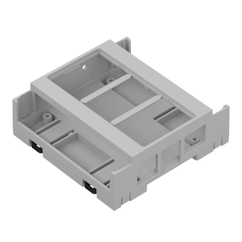 IOT.ZD3005 Pi5J ABS V0 - Obudowa modułowa na szynę iot.ZD3005 pi5 jasna ABS V0