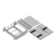 IOT.ZD3005 Pi5J ABS V0 - Obudowa modułowa na szynę iot.ZD3005 pi5 jasna ABS V0