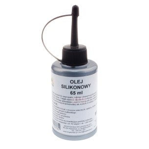 Silicone oil 65ml, plastic bottle with oil can