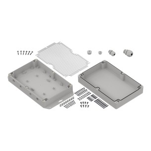 IOT.ZPSET2114.1 PC - iot.zpset2114 kit for mounting SBC boards with a light gray PC housing