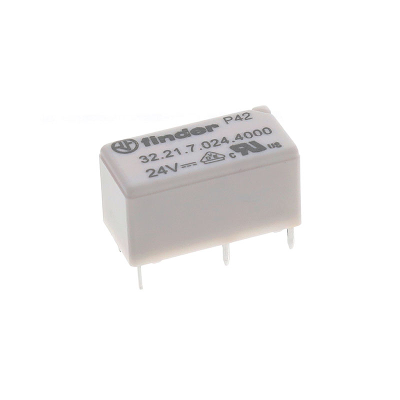 Electromagnetic relay SPDT, 24VDC, 6A/250VAC, Finder 32.21.7.024.4000