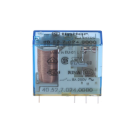 Electromagnetic relay DPDT, 24VDC, 8A/250VAC, Finder 40.52.7.024.000