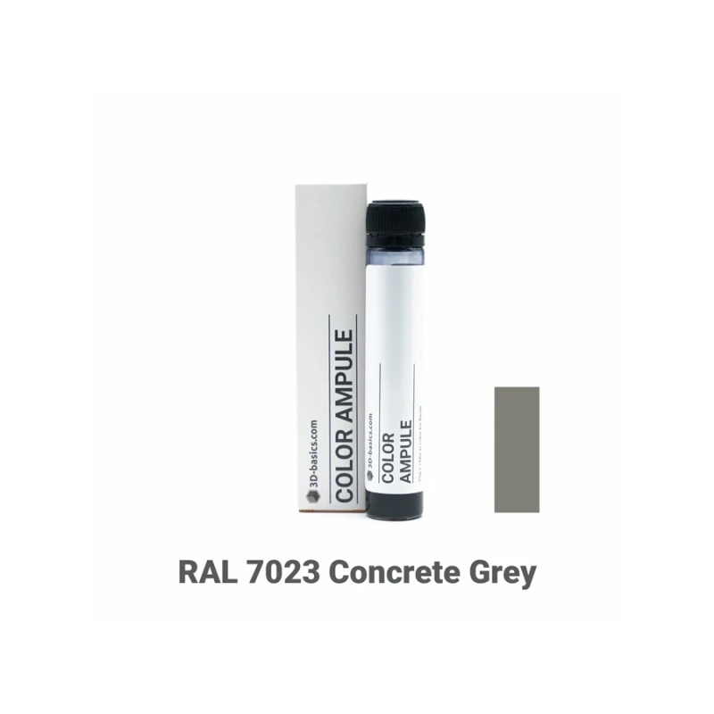 UV resin dye 3D-basics Color Ampule 25 ml RAL 7023 Concrete gray