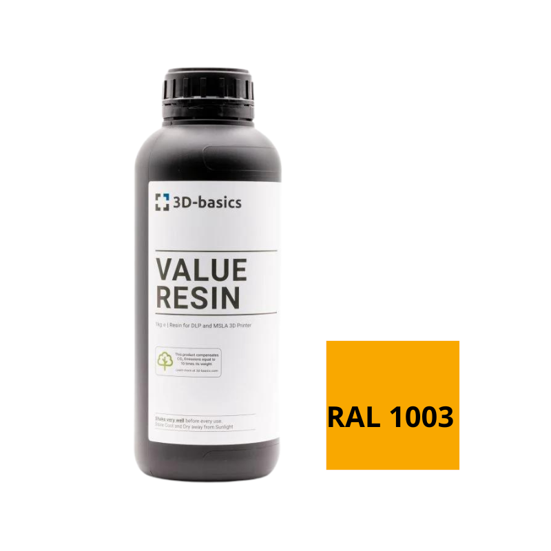 3D Basics Resin | RAL 1003 Signal yellow - 1kg