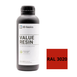 3D Basics Resin | RAL 3020 Traffic Red - 1kg