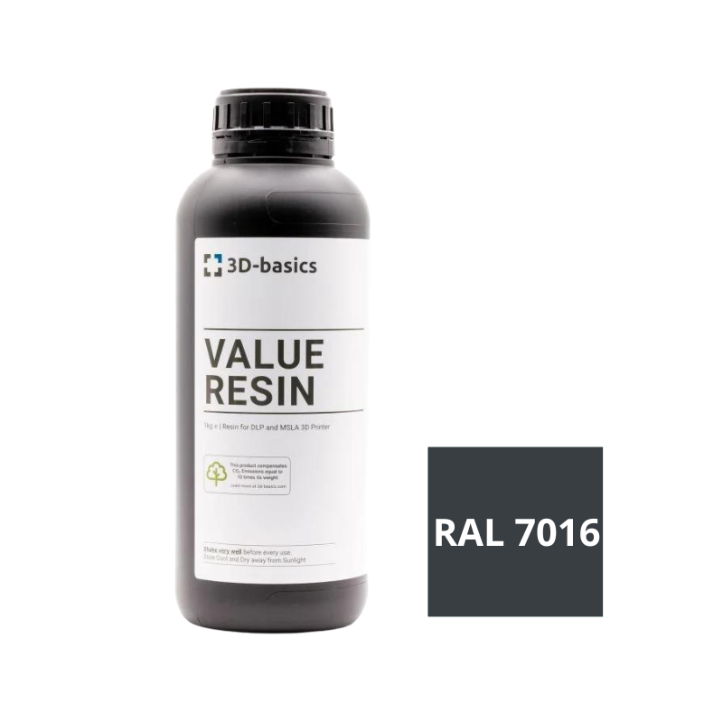 3D Basics resin | RAL 7016 Anthracite gray - 1kg