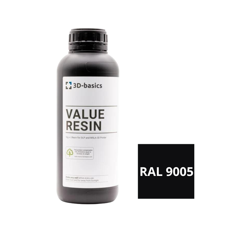 Żywica 3D Basics | RAL 9005 Jet Black - 1kg