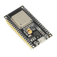 Development kit with ESP-WROOM-32 microcontroller, WiFi 2.4GHz RF, Bluetooth compatible