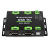 USB TO 4CH RS232 - 4-channel industrial USB - RS232 converter (male connectors)