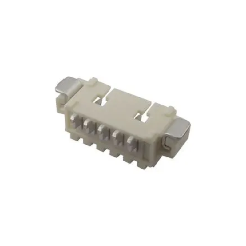 Pin header, right angle, signal, 1.25 mm, 1 row, 5 contacts, Molex 53261-0571