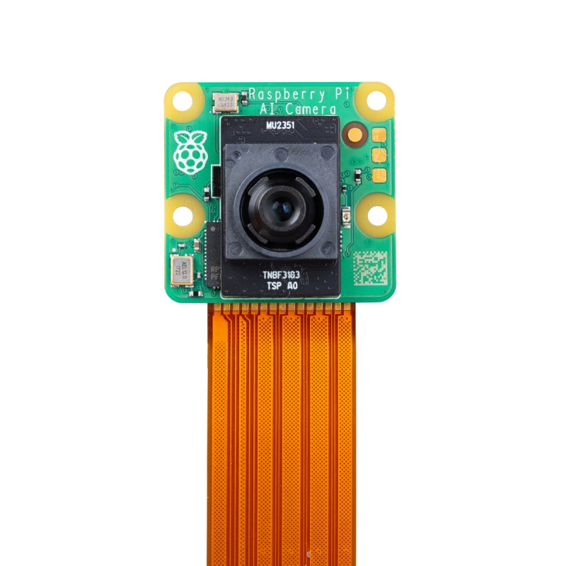 Raspberry Pi AI Camera - 12.3MPx camera module with built-in AI accelerator