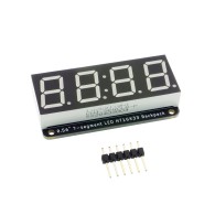 STEMMA QT 0.56" 4-Digit 7-Segment Display - 7-segment LED display with I2C controller (red)