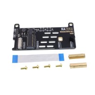 KAmodRPi5 PCIe-M.2 mini - Miniature NVME M.2 M-Key Drive Adapter for Raspberry Pi 5