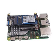 KAmodRPi5 PCIe-M.2 mini - Miniature NVME M.2 M-Key Drive Adapter for Raspberry Pi 5