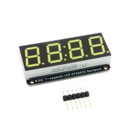 STEMMA QT 0.56" 4-Digit 7-Segment Display - 7-segmentowy wyświetlacz LED z kontrolerem I2C (biały)