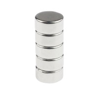 Round neodymium magnet 12x6mm - 5 pcs.