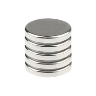 Round neodymium magnet 18x3mm - 5 pcs