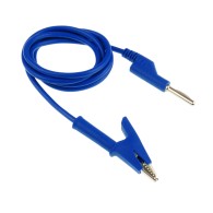 Precision blue crocodile measuring cable