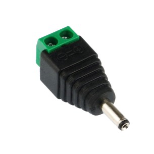 DC Jack 3.5x1.35mm Male Connector Adapter to Terminal Connector