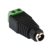 Adapter złącza żeńskiego DC Jack 5,5x2,5mm na złącze terminalowe
