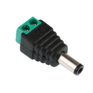 ADP0022 - DC Jack 5.5x2.1mm Male Connector Adapter to Terminal Connector