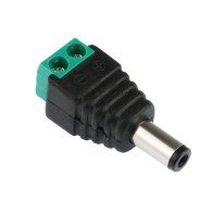 Adapter złącza męskiego DC Jack 5,5x2,1mm na złącze terminalowe