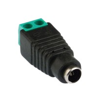 Adapter złącza żeńskiego DC Jack 5,5x2,1mm na złącze terminalowe