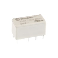 Przekaźnik elektromagnetyczny DPDT, 24V DC, 2A / 125V AC, Finder 30.22.7.024.0020