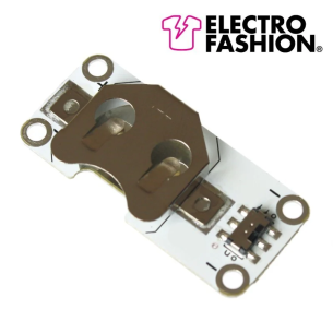 Electro-Fashion Coin Cell Holder - CR2032 battery slot