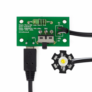 Micro USB Lamp Kit - module for building a lamp with a power diode (for assembly)