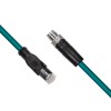 Przewód Ethernet RJ45/M12 10m do modułów Luxonis