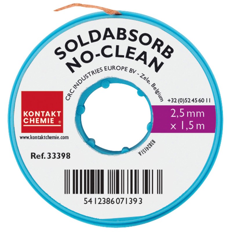 Kontakt Chemie 33398-AA SOLDABSORB 2,5mm 1,5m