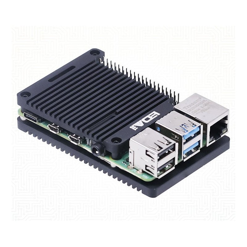 ED-Pi4Case-OB - passive cooling case for Raspberry Pi 4