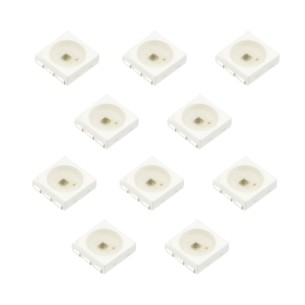 APA102 (SMD5050) - set of RGB LEDs with built-in controller - 10 pcs.