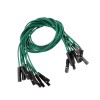 Jumper wires, set of 10 pcs., green