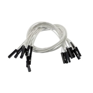 Jumper wires, set of 10 pcs., white