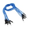 Connecting wires M-M blue 30 cm for contact plates - 10 pcs.