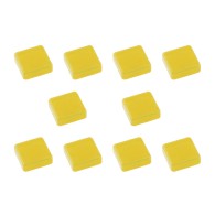 Cap for Tact Switch 12x12x7.3mm, square (yellow) - 10 pcs