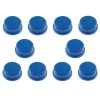 Cap for Tact Switch 12x12x7.3mm, round (blue) - 10 pcs