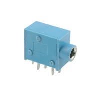 PJ215 BLUE 3.5mm stereo audio jack connector