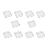 Cap for Tact Switch 12x12x7.3mm, square (transparent) - 10 pcs.