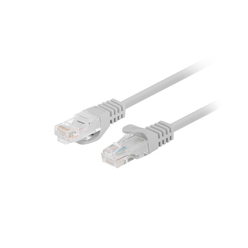 Patchcord cat.6 UTP 7.5M grey Fluke Passed Lanberg