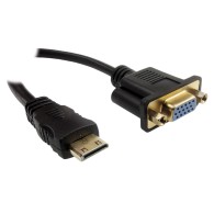 Mini HDMI to VGA Cable - przewód mini HDMI - VGA