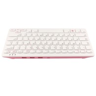 The official keyboard for Raspberry Pi white and red