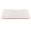 The official keyboard for Raspberry Pi white and red