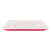 The official keyboard for Raspberry Pi white and red