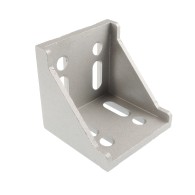 Angle for connecting aluminum profiles