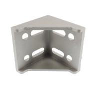 Angle for connecting aluminum profiles