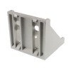 Angle for connecting aluminum profiles